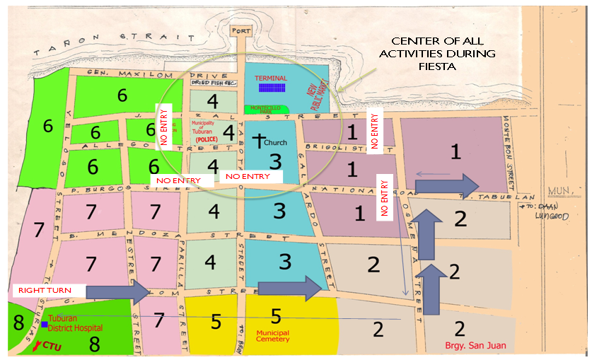 Tuburan Fiesta 2012 Traffic Guideline